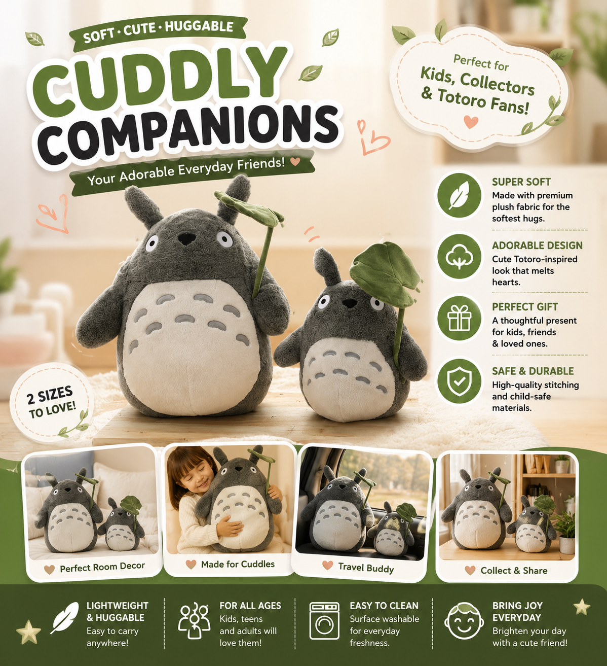 FluffFest™ Ultra-Soft Plush Toy – Cuddly Companion for Kids & Nursery Decor
