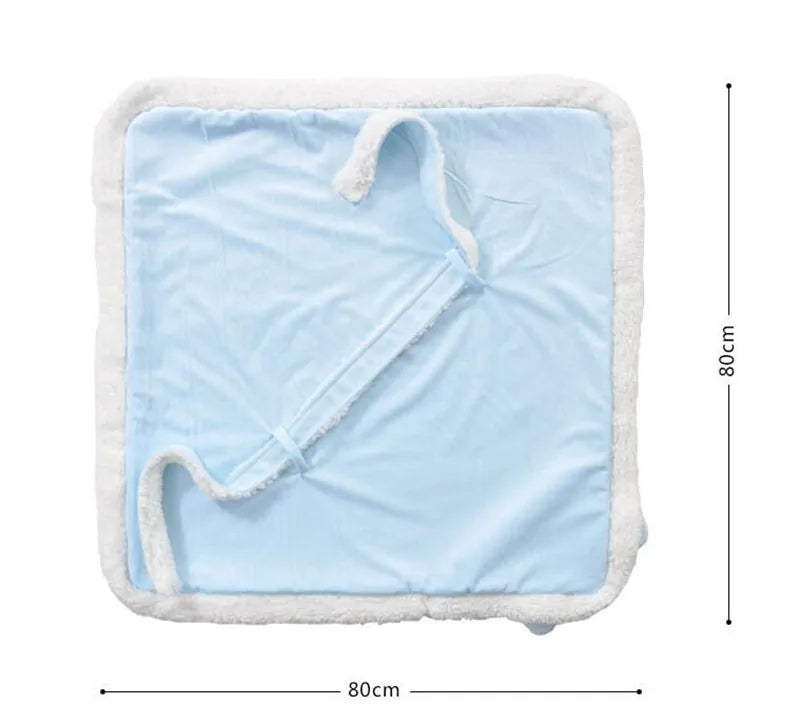 CozyCloud™: Double-Layer Fleece Blanket - The Little Big Store