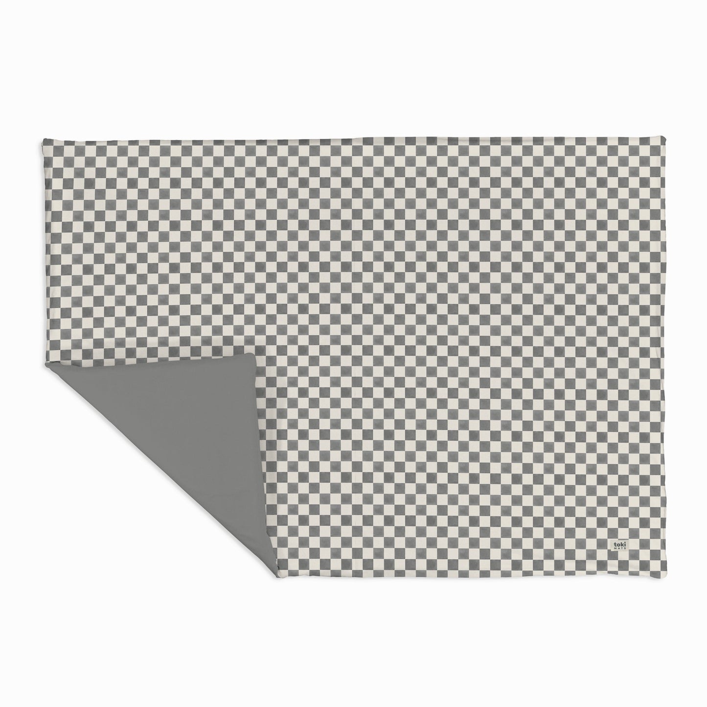 Checker Pepper Organic Cotton Mat - The Little Big Store