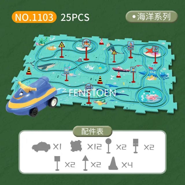 Electric Railroad Speeder Toy For Children