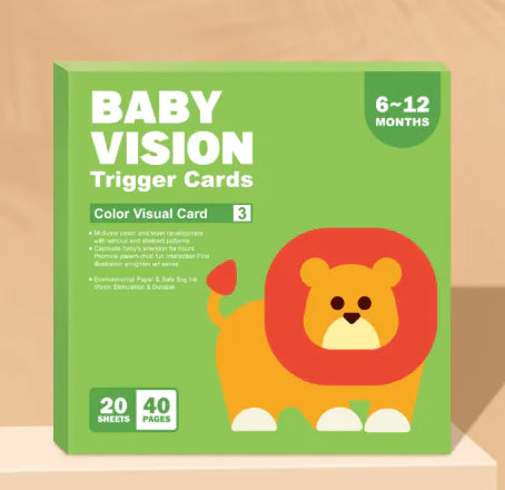 ๐ง Early Education Visual Stimulation Cards โ High-Contrast Learning Flashcards for Babies (0โ24 Months) ๐ผ