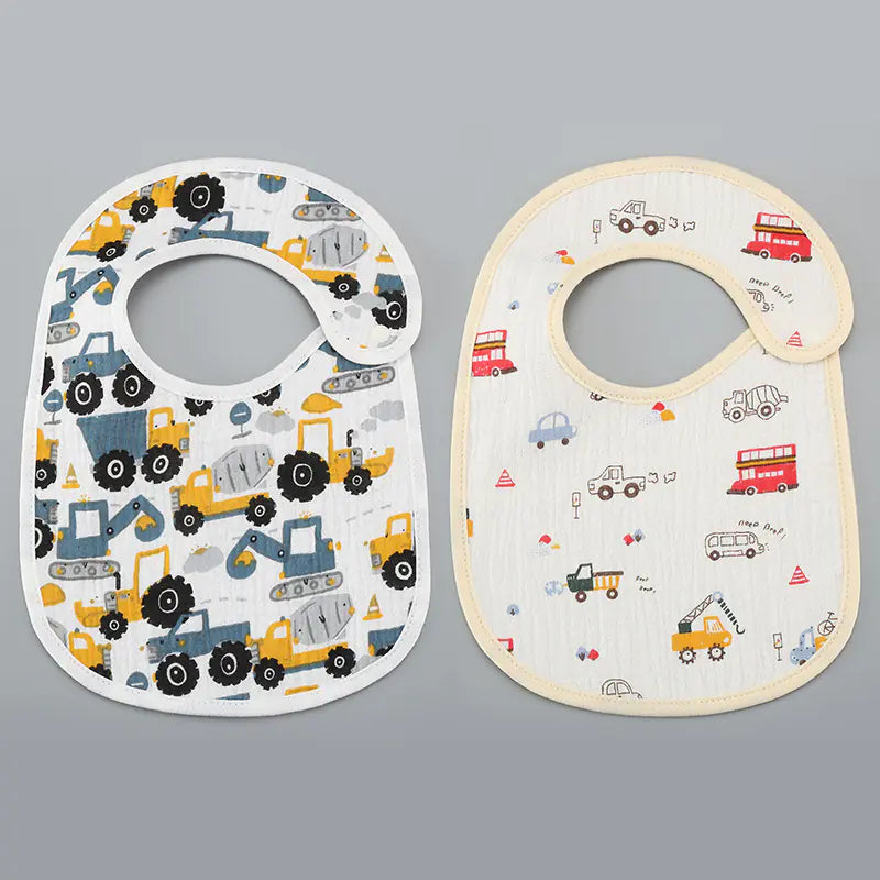 Thin Kids' Bib - Pure Cotton Waterproof Gauze Towel
