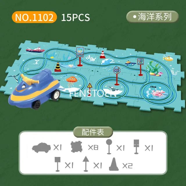 Electric Railroad Speeder Toy For Children
