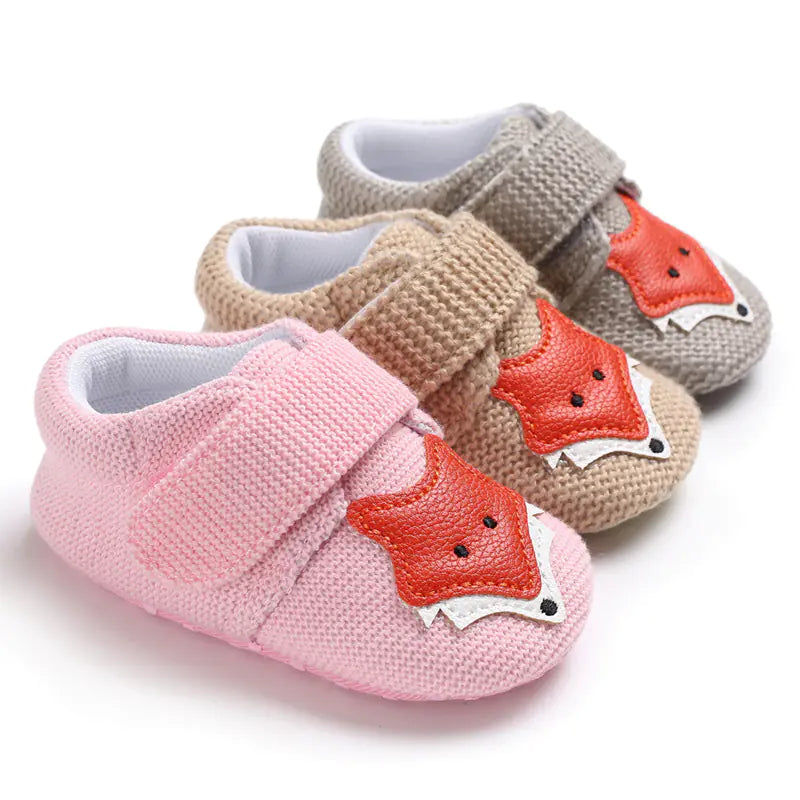 🐾 TinyToes Soft Sole Cartoon Baby Shoes 👣 – Cute & Comfy Footwear for 0-1 Year Old Infants