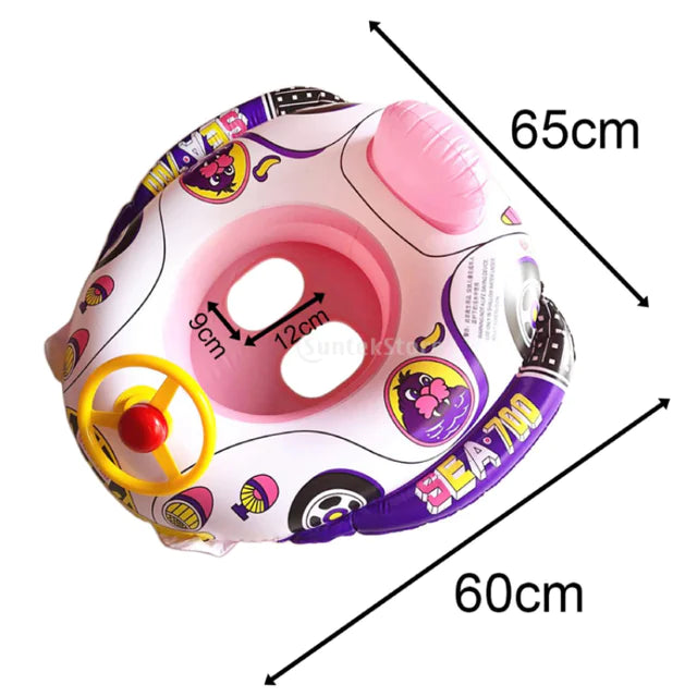 Kids UV Protection Two-Piece Swim Set with Zipper