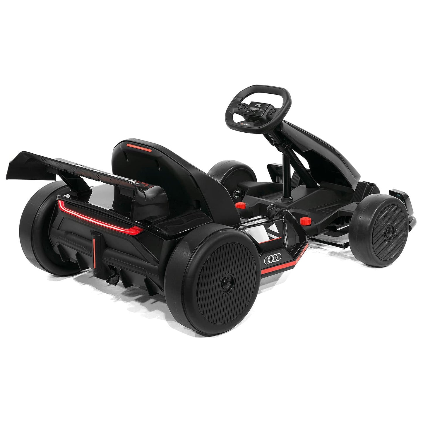 Audi Sport 24V Big Kids Drifting Ride-On Go Kart | Black - The Little Big Store