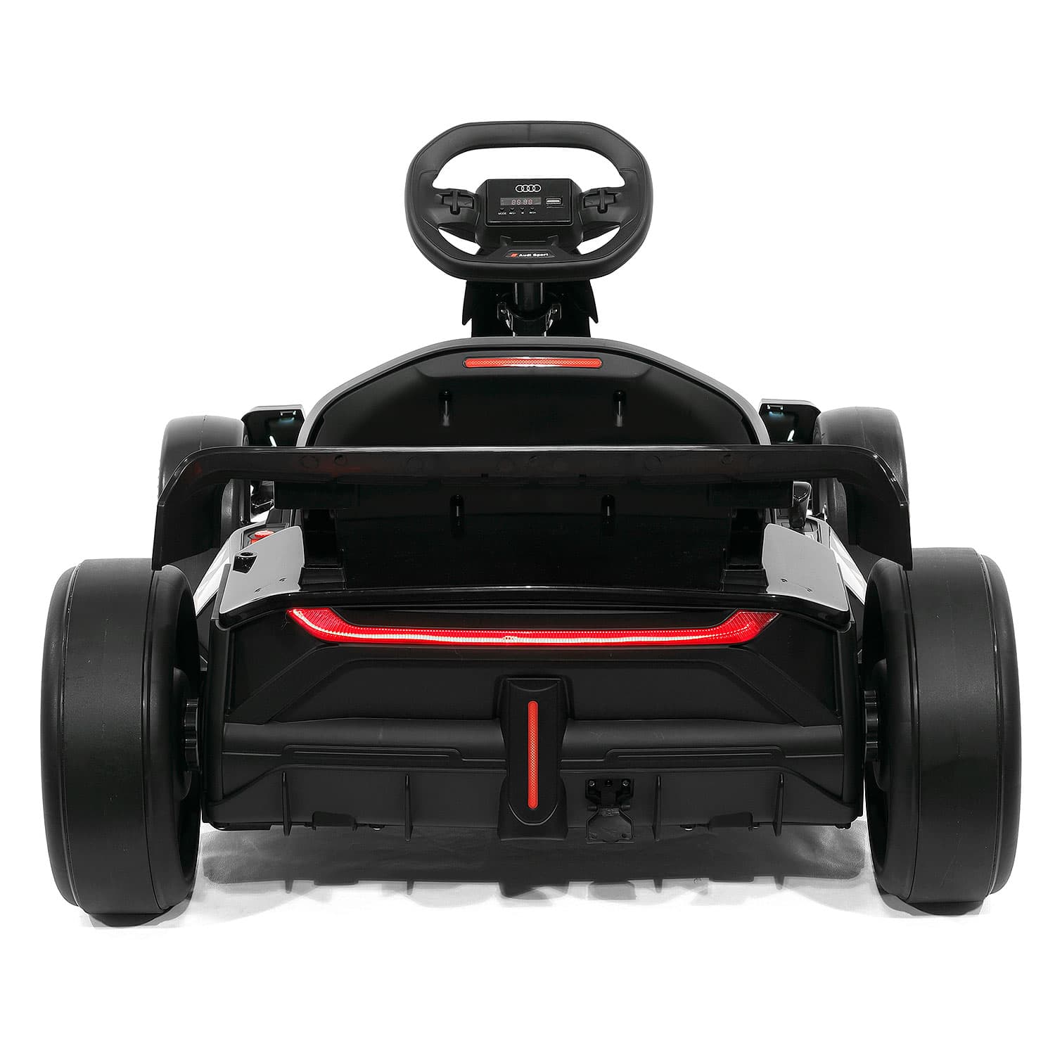 Audi Sport 24V Big Kids Drifting Ride-On Go Kart | Black - The Little Big Store