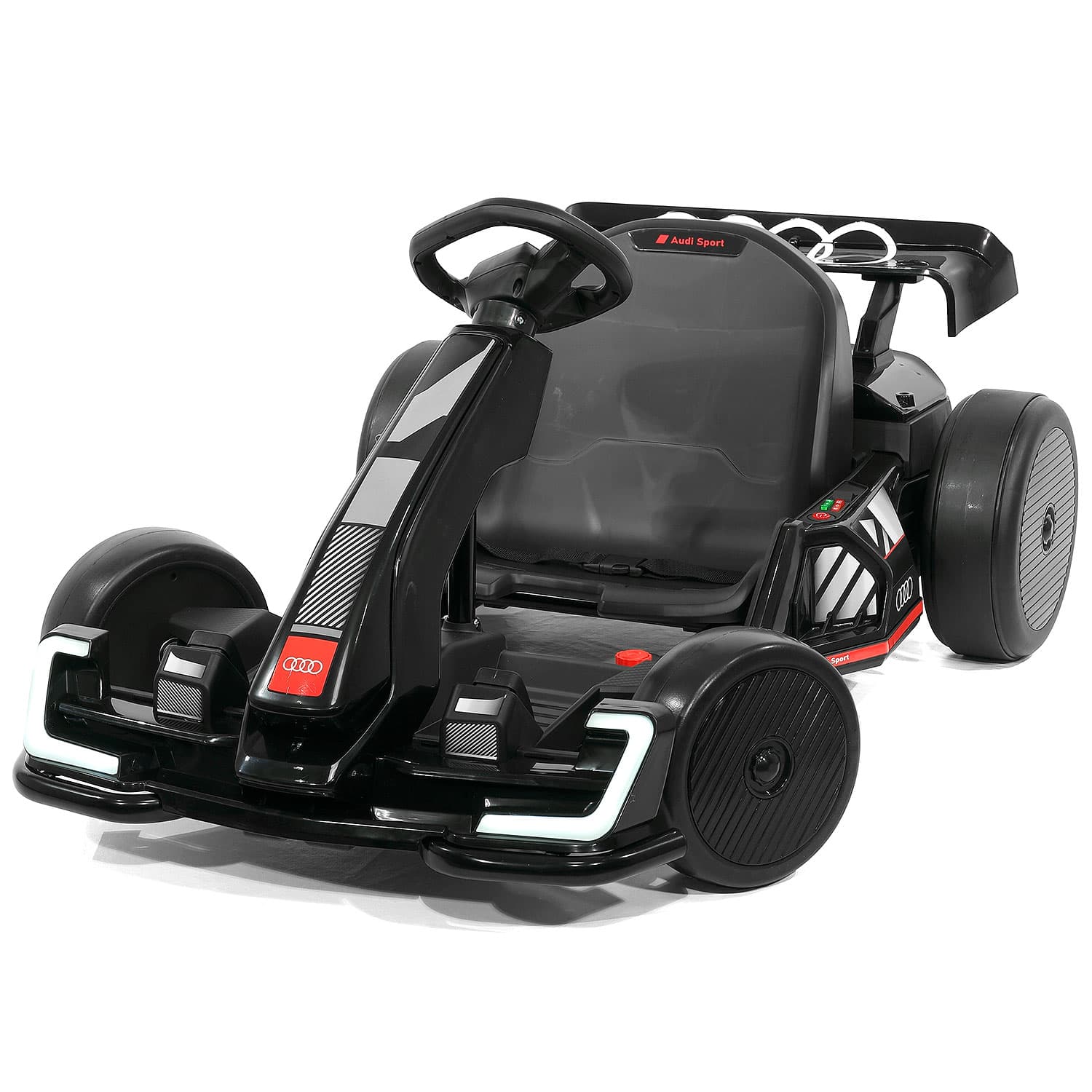 Audi Sport 24V Big Kids Drifting Ride-On Go Kart | Black - The Little Big Store