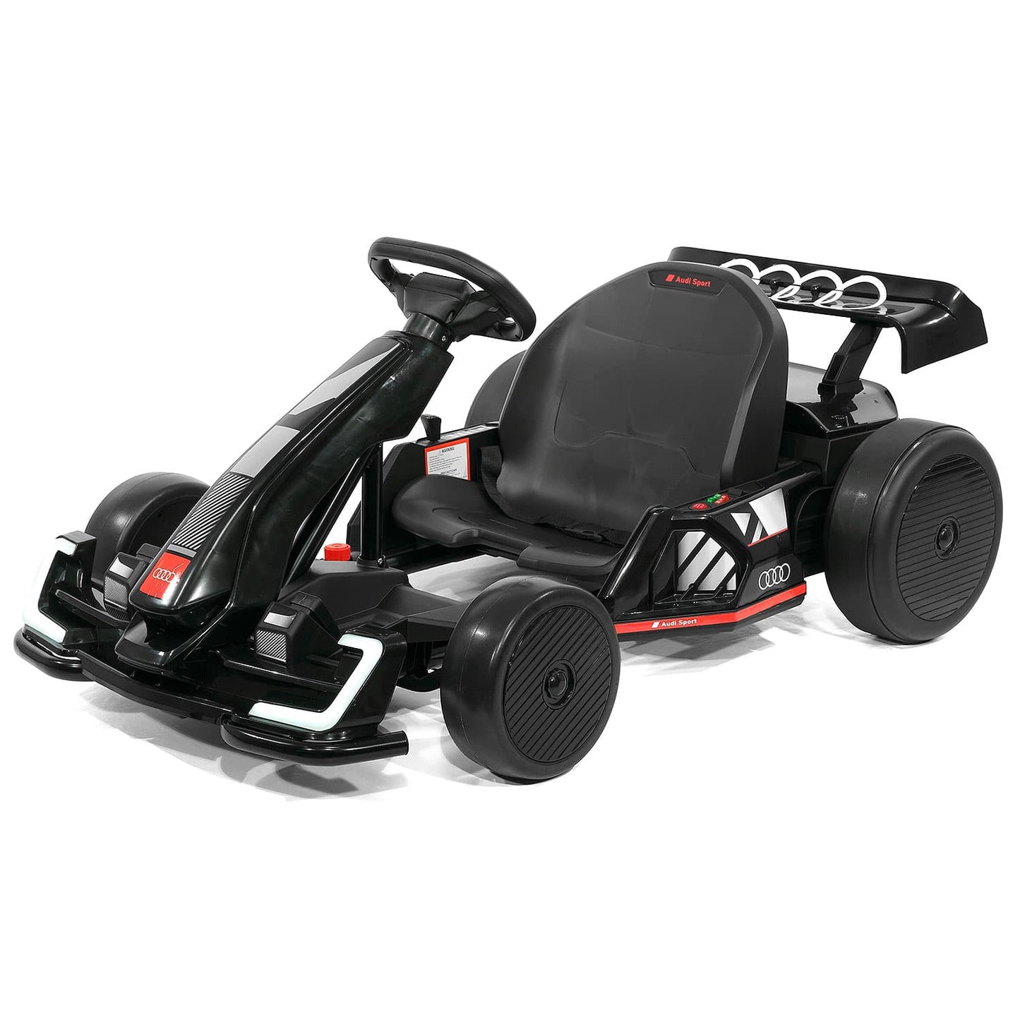 Audi Sport 24V Big Kids Drifting Ride-On Go Kart | Black - The Little Big Store
