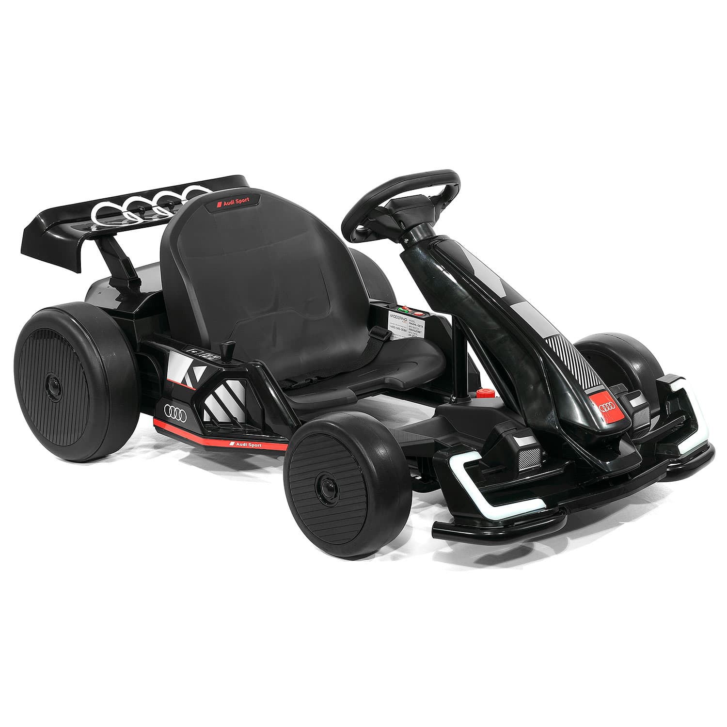 Audi Sport 24V Big Kids Drifting Ride-On Go Kart | Black - The Little Big Store