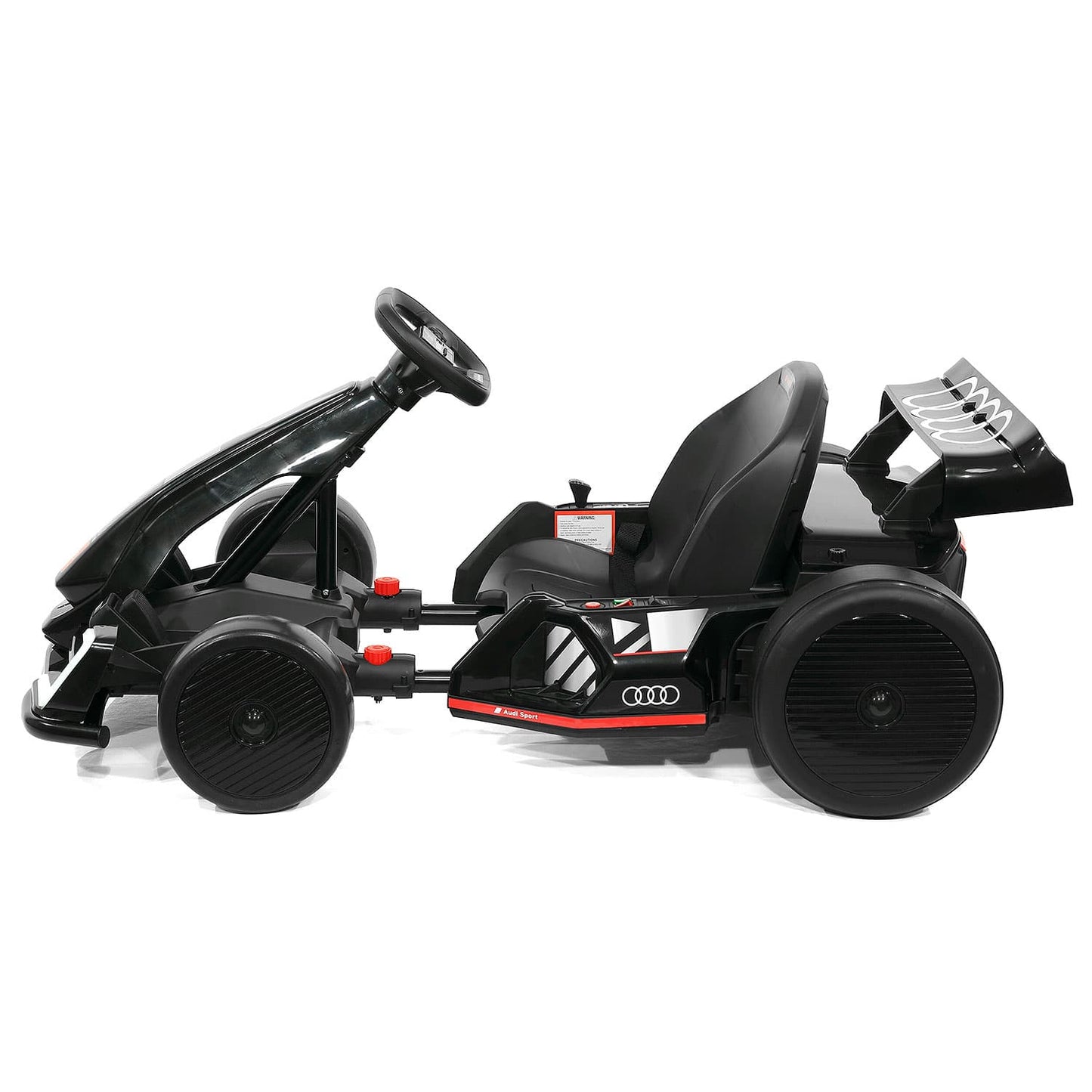 Audi Sport 24V Big Kids Drifting Ride-On Go Kart | Black - The Little Big Store