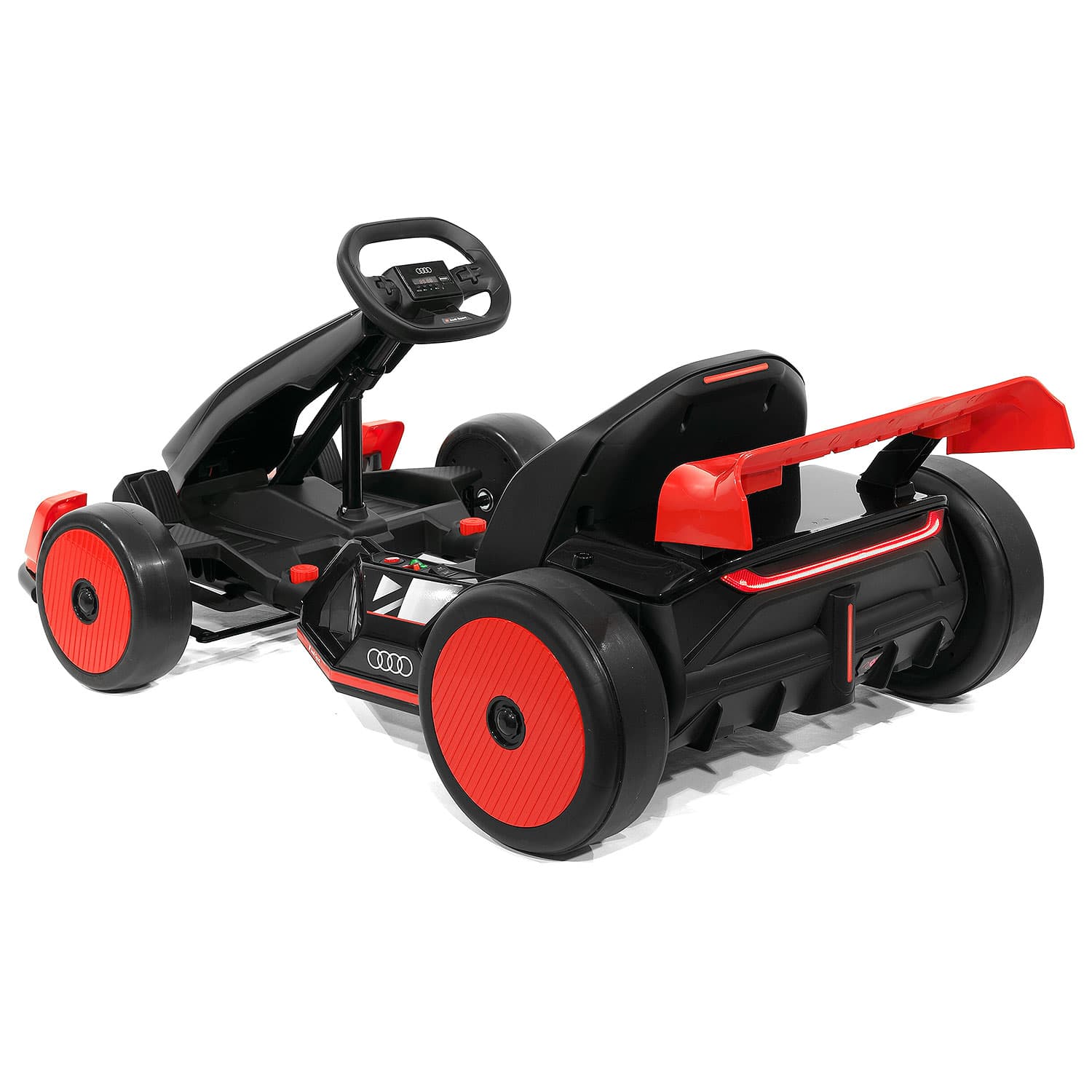 Audi Sport 24V Big Kids Drifting Ride-On Go Kart | Red - The Little Big Store