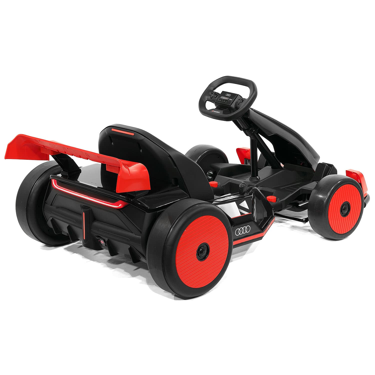Audi Sport 24V Big Kids Drifting Ride-On Go Kart | Red - The Little Big Store