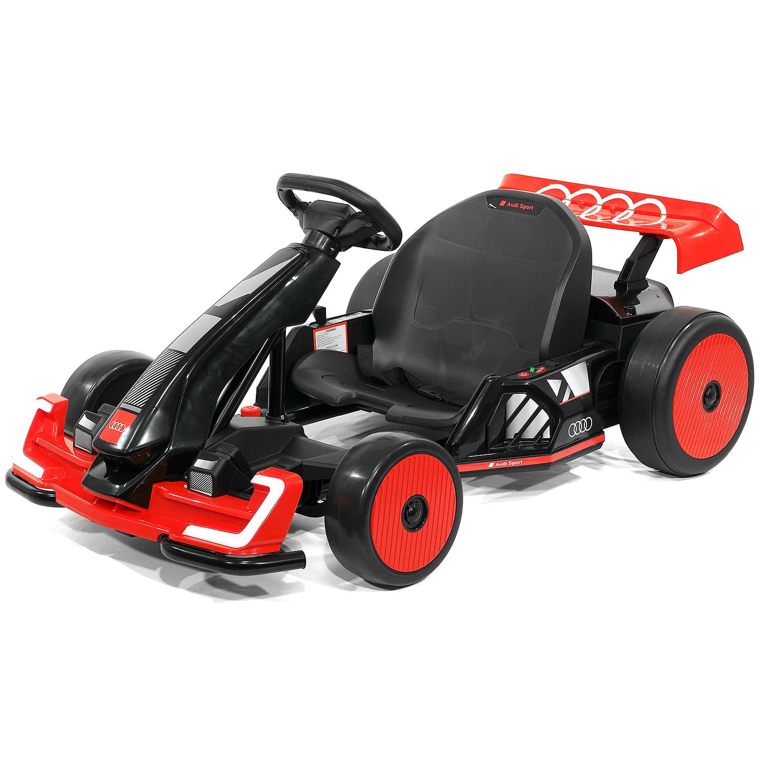 Audi Sport 24V Big Kids Drifting Ride-On Go Kart | Red - The Little Big Store