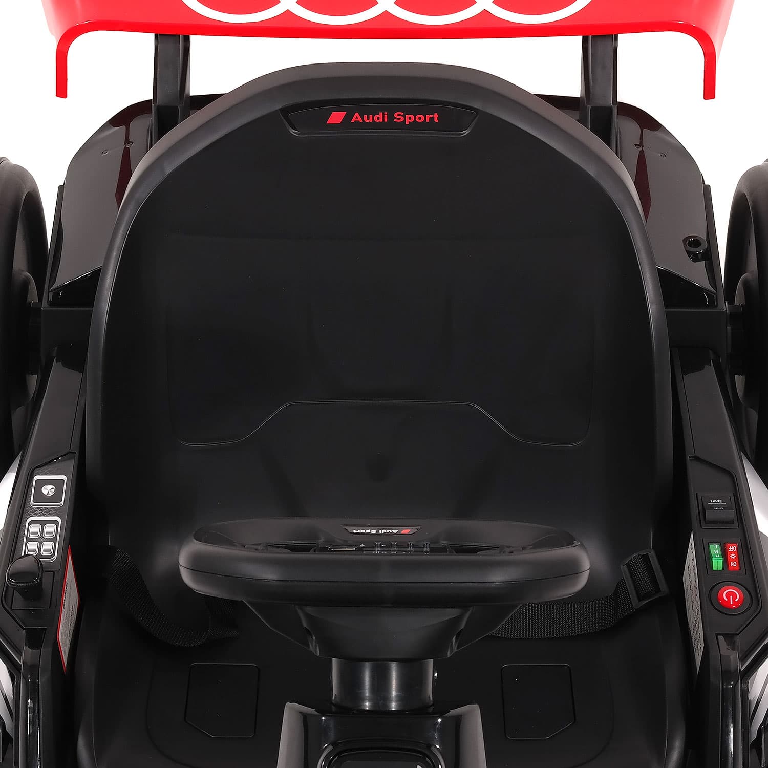 Audi Sport 24V Big Kids Drifting Ride-On Go Kart | Black - The Little Big Store