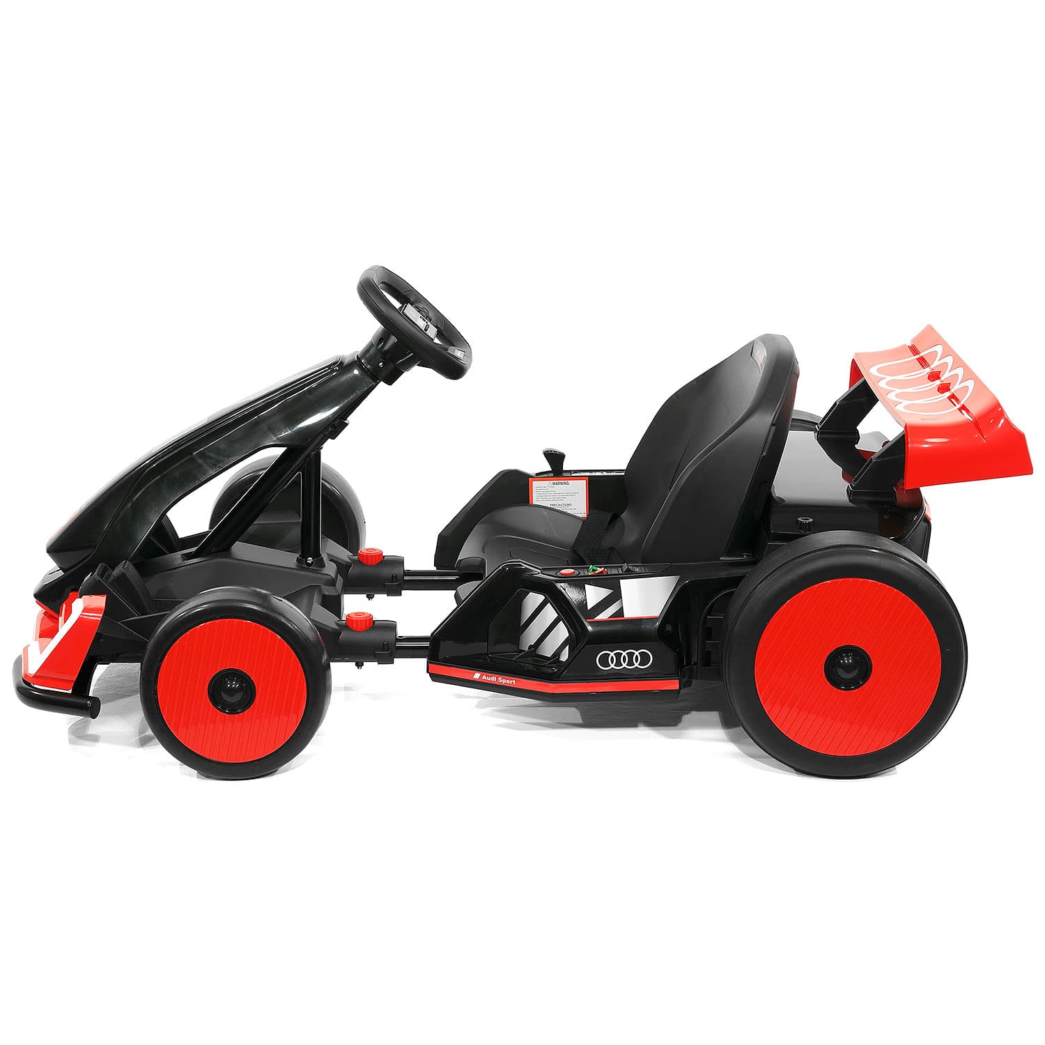 Audi Sport 24V Big Kids Drifting Ride-On Go Kart | Red - The Little Big Store