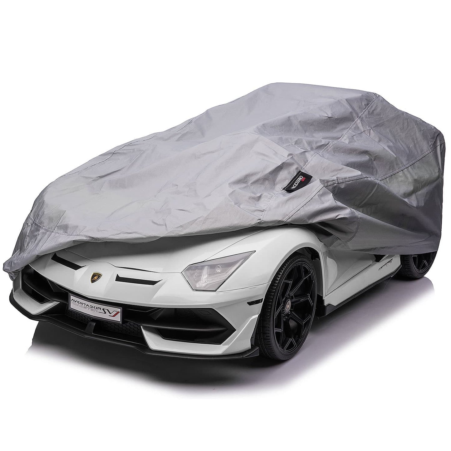 Lamborghini Aventador SVJ 24V Kids Ride-On Car with R/C Parental Remote | Blue - The Little Big Store
