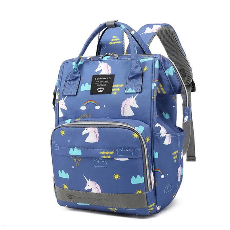 Stay Prepared in Style with Our Large Capacity Diaper Bag Backpack!