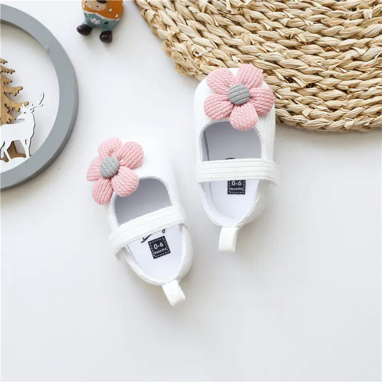 Woolen Princess Shoes for Baby Girls