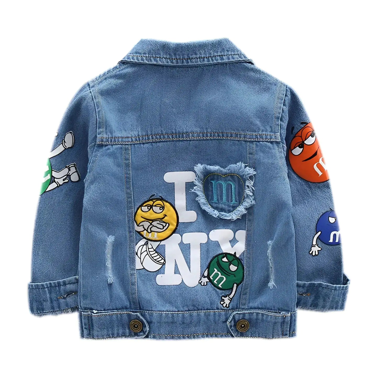 "MM" Jeans Jacket from Kinder Streetwear - The Little Big Store