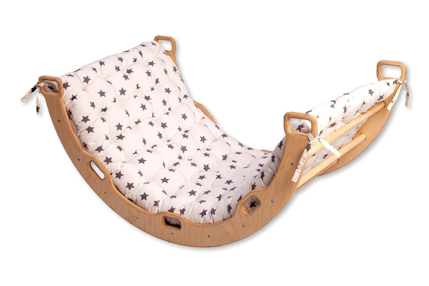 Large Montessori Climbing Arch/Rocker with Pillow Set - The Little Big Store