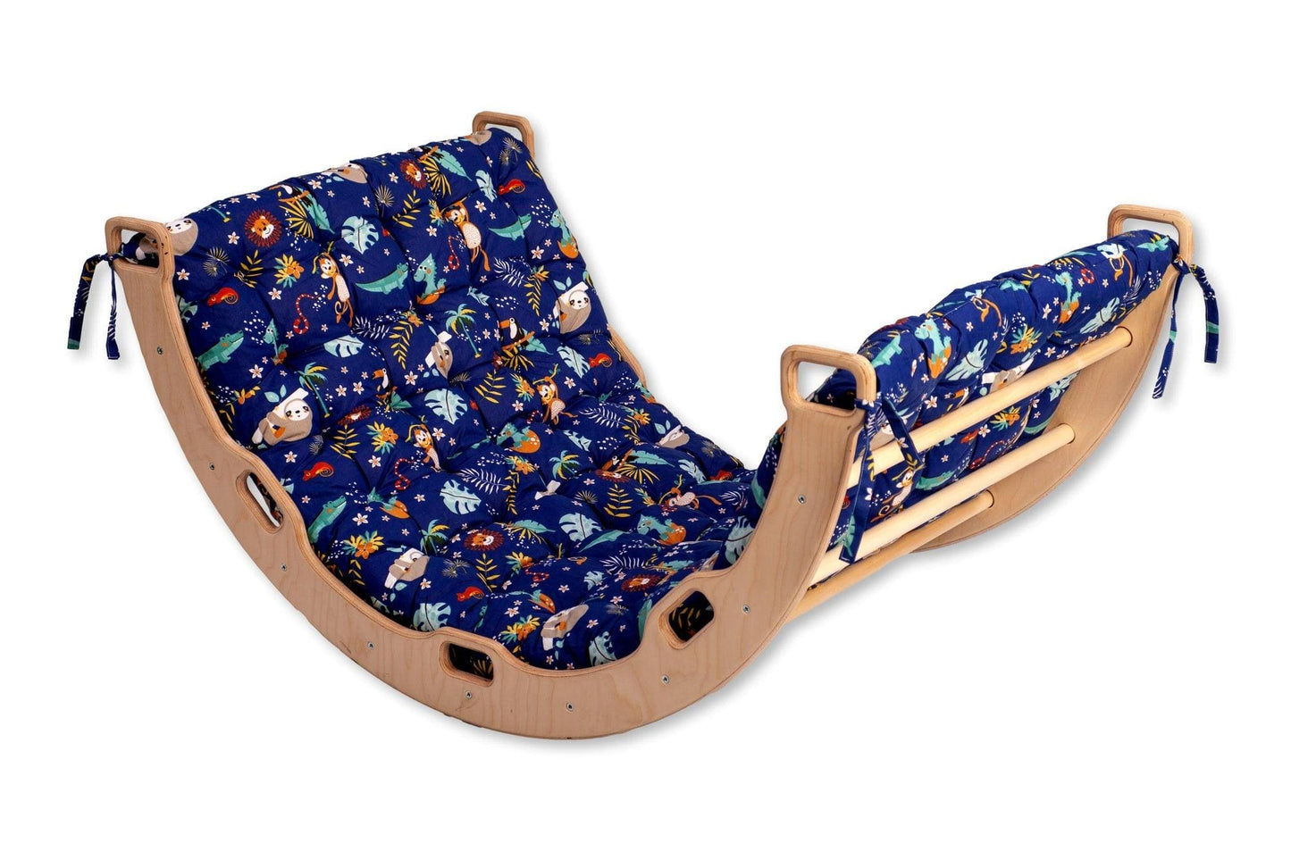 Large Montessori Climbing Arch/Rocker with Pillow Set - The Little Big Store