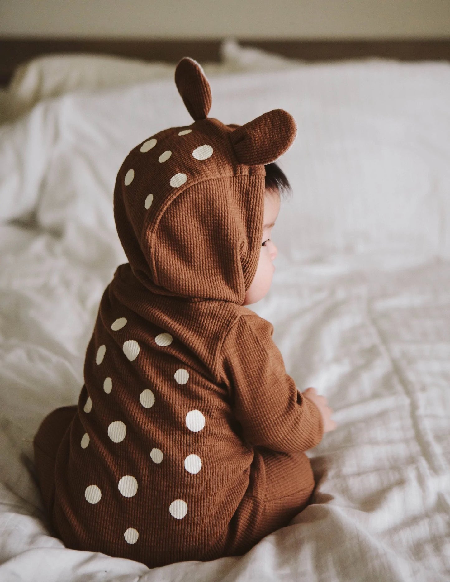 Baby Deer Hooded Jumpsuit - The Little Big Store