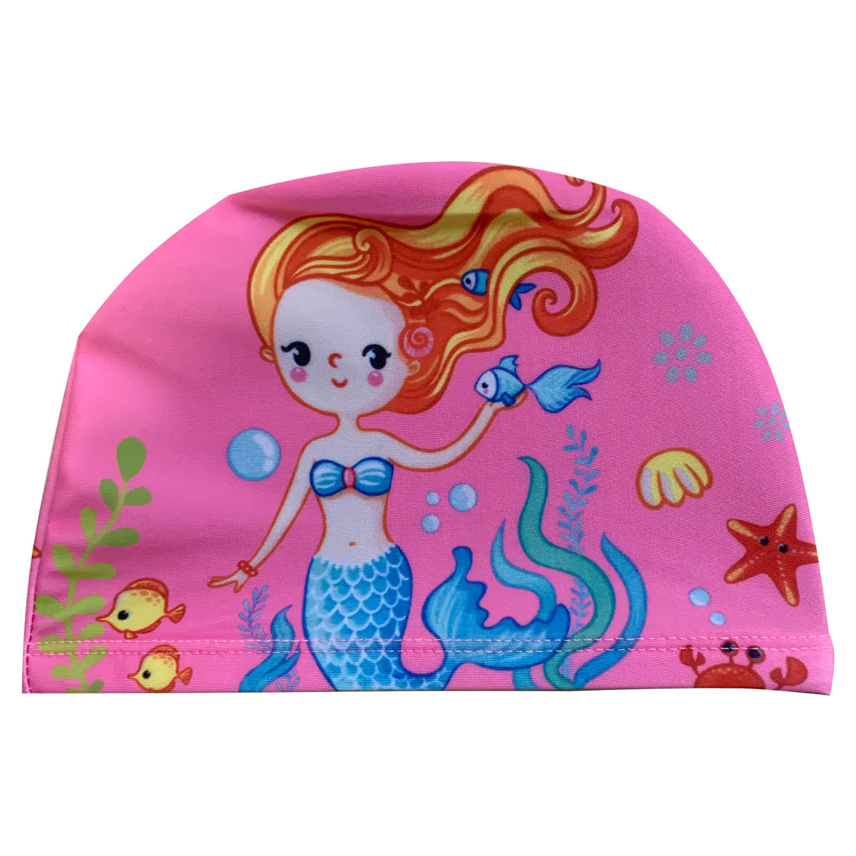 "🐬 AquaBuddies™ Swim Cap – 🧒💦 Comfy Fit for Short & Long Hair | Cute Cartoon Fun! 🎨 "