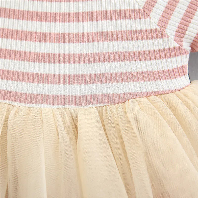 👑 RuffleRoyale™ Girls’ Summer Princess Dress 💖 – Layered Elegance for Little Fashionistas