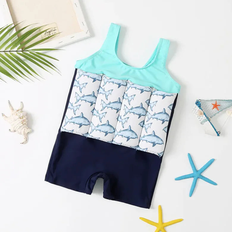 Kids' One-Piece Buoyancy Swimsuit - The Little Big Store