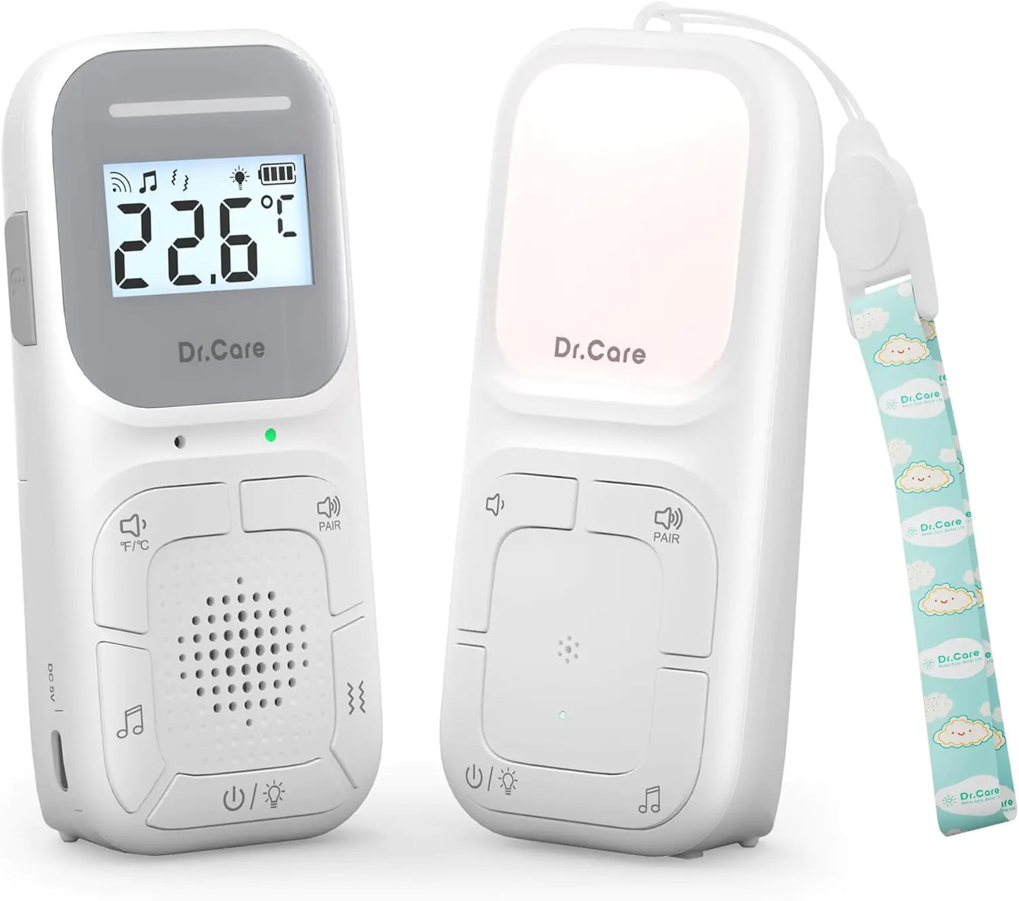🎧 Dr.Care NeoGo™ Baby Sound Guardian 👶💤 — Monitor, Soothe & Talk Anytime!