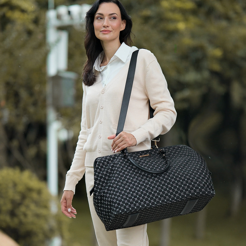 ๐ MommyVoyage Weekender Travel Duffle Bag ๐ โ Stylish & Spacious Carry-All for Moms On-The-Go