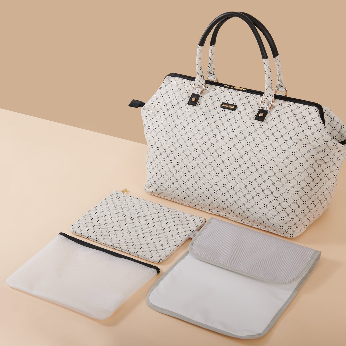 ๐ MommyVoyage Weekender Travel Duffle Bag ๐ โ Stylish & Spacious Carry-All for Moms On-The-Go