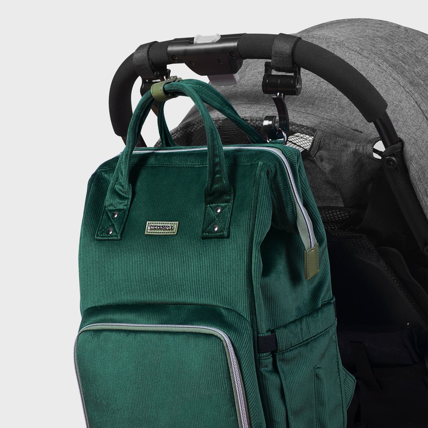 ๐ CozyCord Corduroy Diaper Backpack ๐ผ โ Stylish & Durable Baby Bag for Modern Parents