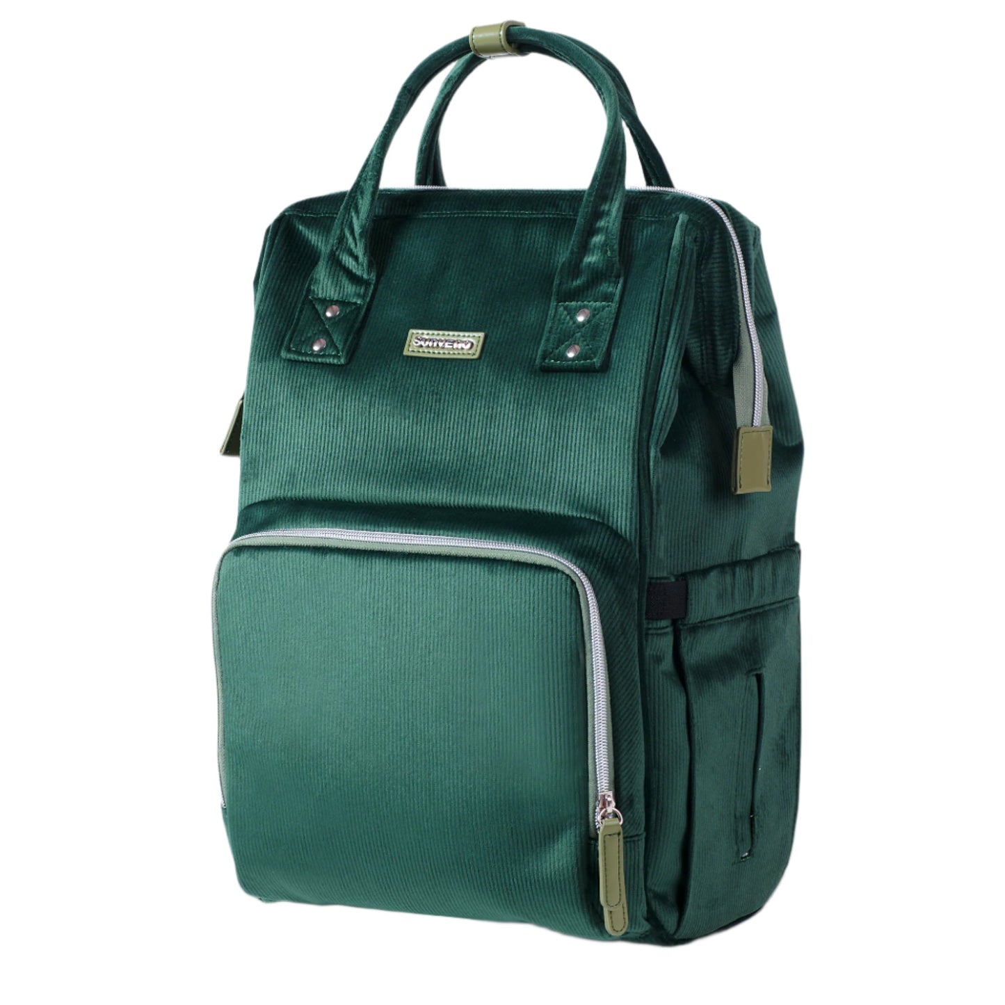 ๐ CozyCord Corduroy Diaper Backpack ๐ผ โ Stylish & Durable Baby Bag for Modern Parents