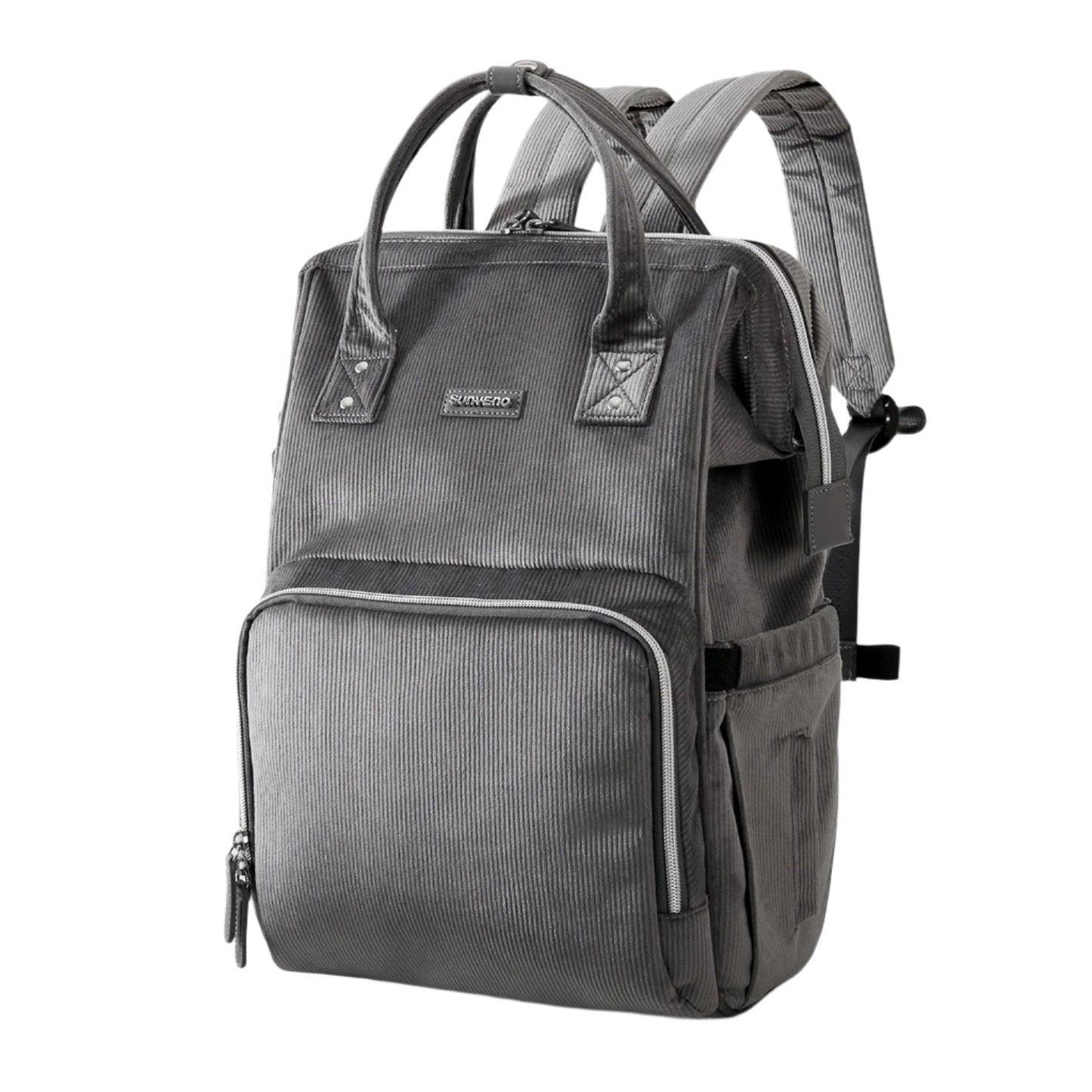 ๐ CozyCord Corduroy Diaper Backpack ๐ผ โ Stylish & Durable Baby Bag for Modern Parents