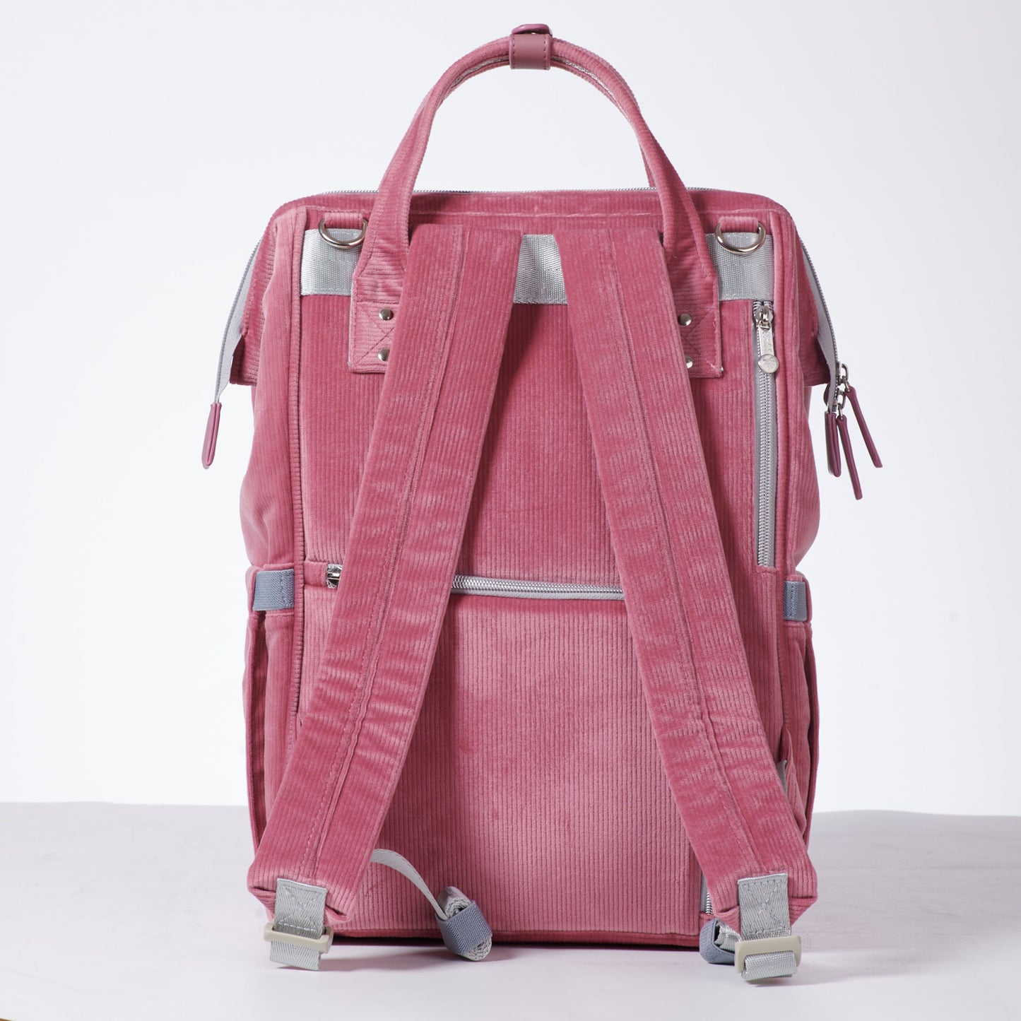 ๐ CozyCord Corduroy Diaper Backpack ๐ผ โ Stylish & Durable Baby Bag for Modern Parents