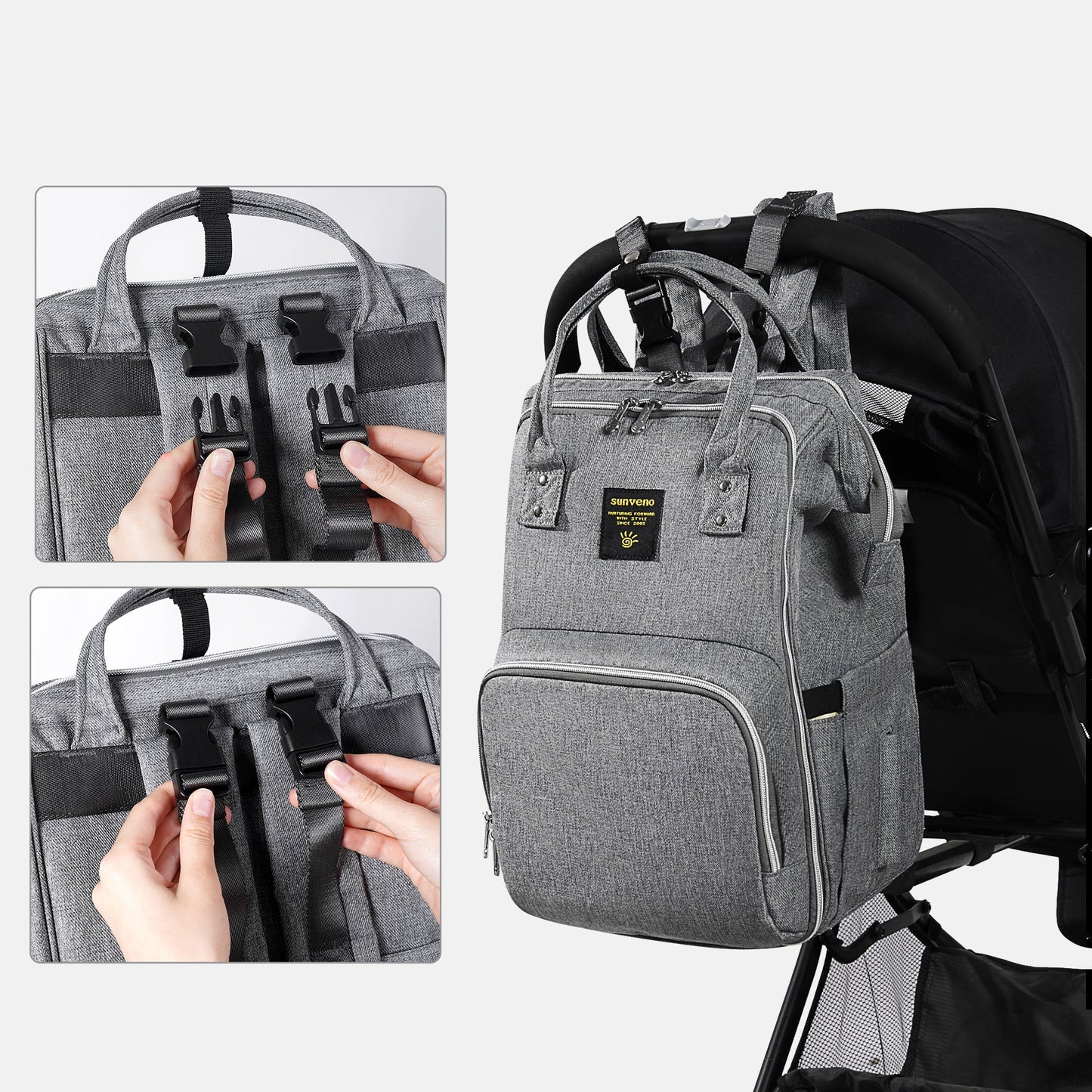 🎒 WideNest Open-Wide Diaper Backpack 🍼 – Ultra-Spacious, Easy-Access Baby Bag for Organized Parenting