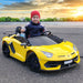 Lamborghini Aventador SVJ 24V Kids Ride-On Car with R/C Parental Remote | Yellow - The Little Big Store