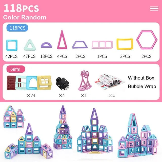 Big Size Magnetic Designer Construction Set Model - The Little Big Store