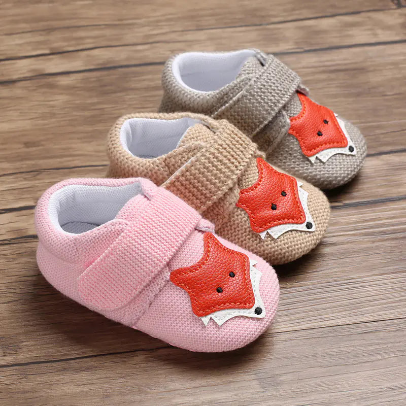🐾 TinyToes Soft Sole Cartoon Baby Shoes 👣 – Cute & Comfy Footwear for 0-1 Year Old Infants