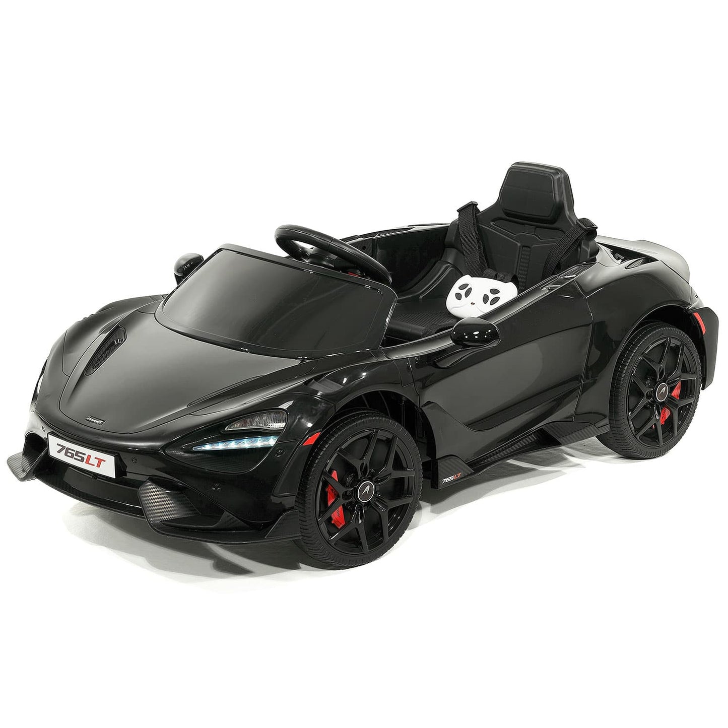 McLaren 765LT 12V Kids Ride-On Car with R/C Parental Remote | Black - The Little Big Store
