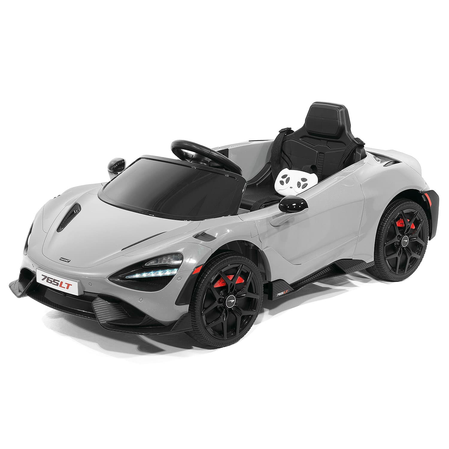McLaren 765LT 12V Kids Ride-On Car with R/C Parental Remote | Gray - The Little Big Store