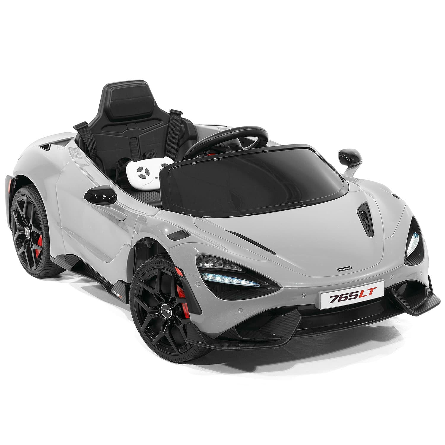 McLaren 765LT 12V Kids Ride-On Car with R/C Parental Remote | Gray - The Little Big Store