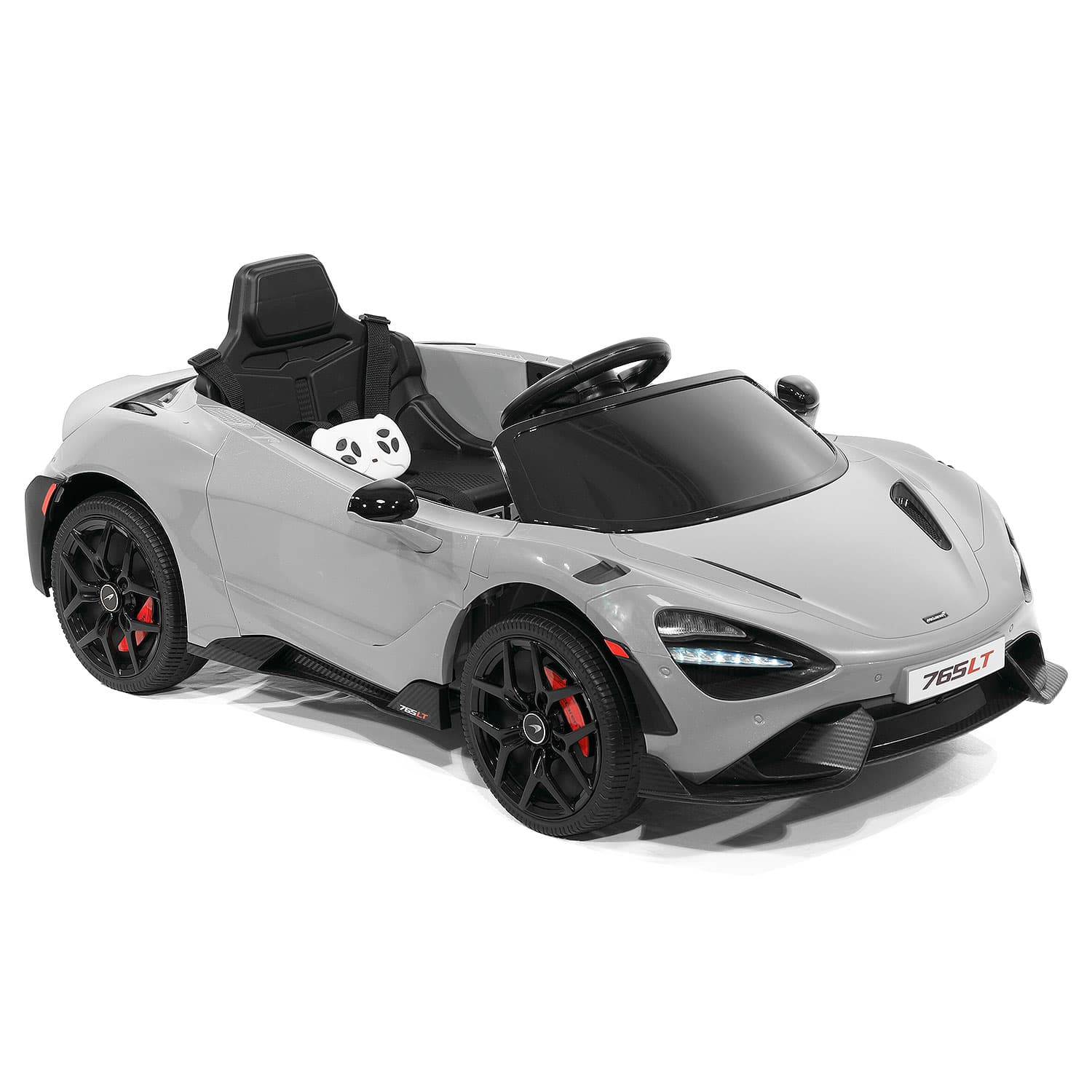 McLaren 765LT 12V Kids Ride-On Car with R/C Parental Remote | Gray - The Little Big Store
