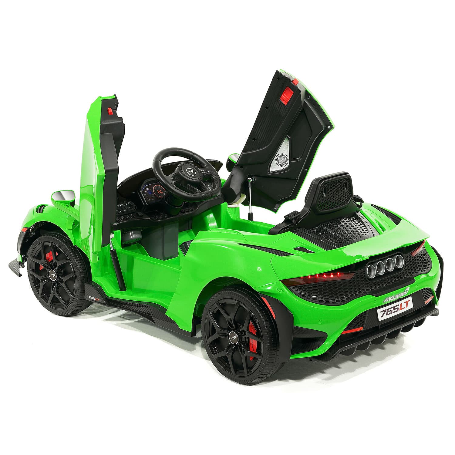 McLaren 765LT 12V Kids Ride-On Car with R/C Parental Remote | Green - The Little Big Store