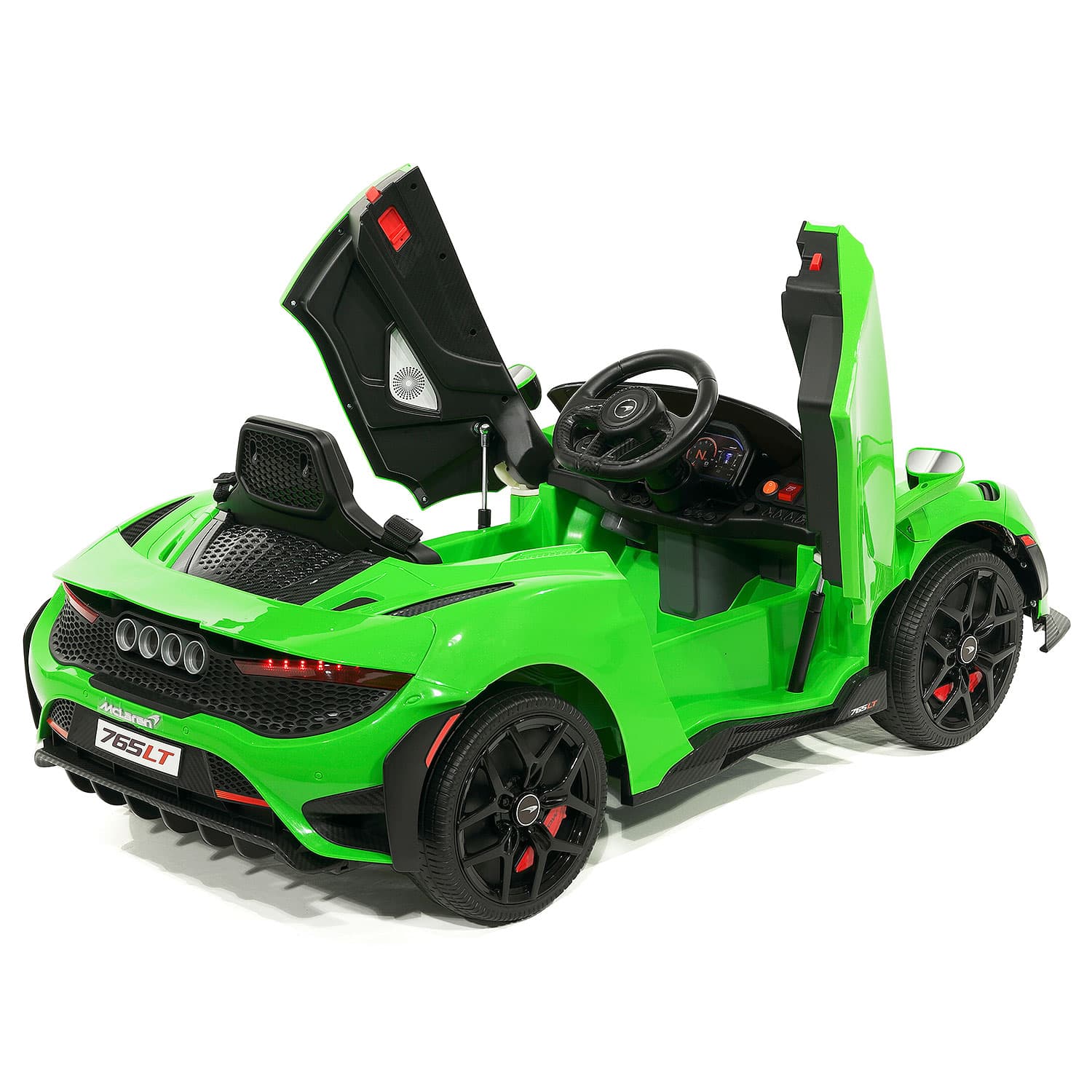 McLaren 765LT 12V Kids Ride-On Car with R/C Parental Remote | Green - The Little Big Store