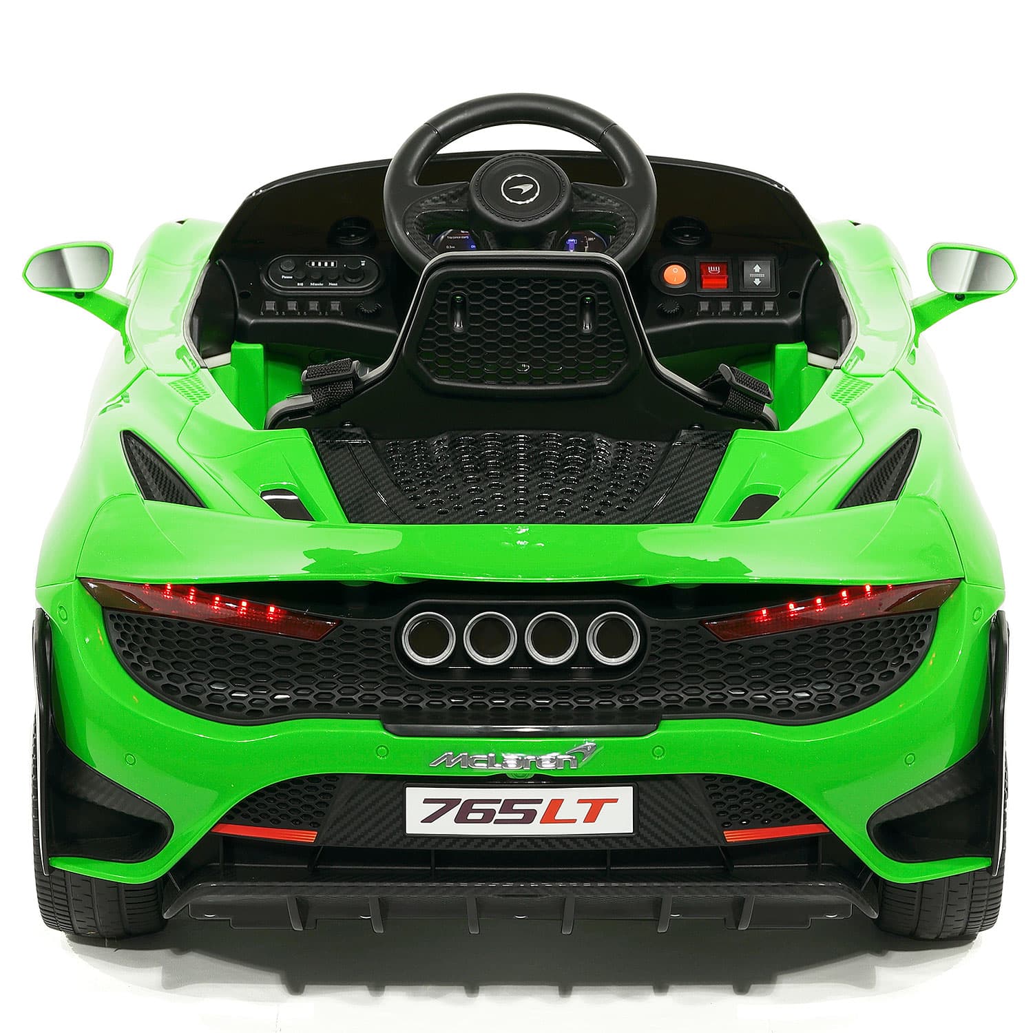 McLaren 765LT 12V Kids Ride-On Car with R/C Parental Remote | Green - The Little Big Store