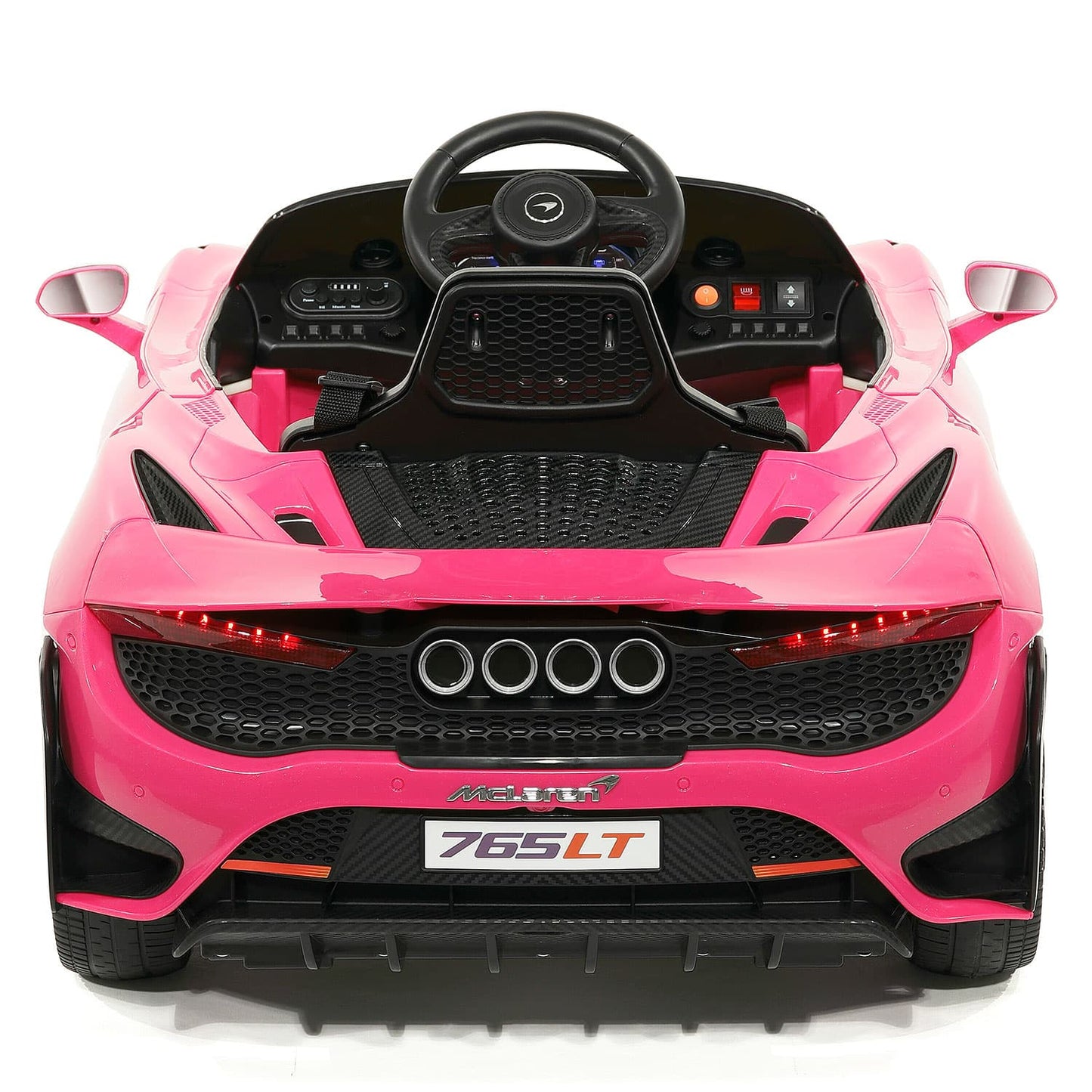 McLaren 765LT 12V Kids Ride-On Car with R/C Parental Remote | Pink - The Little Big Store