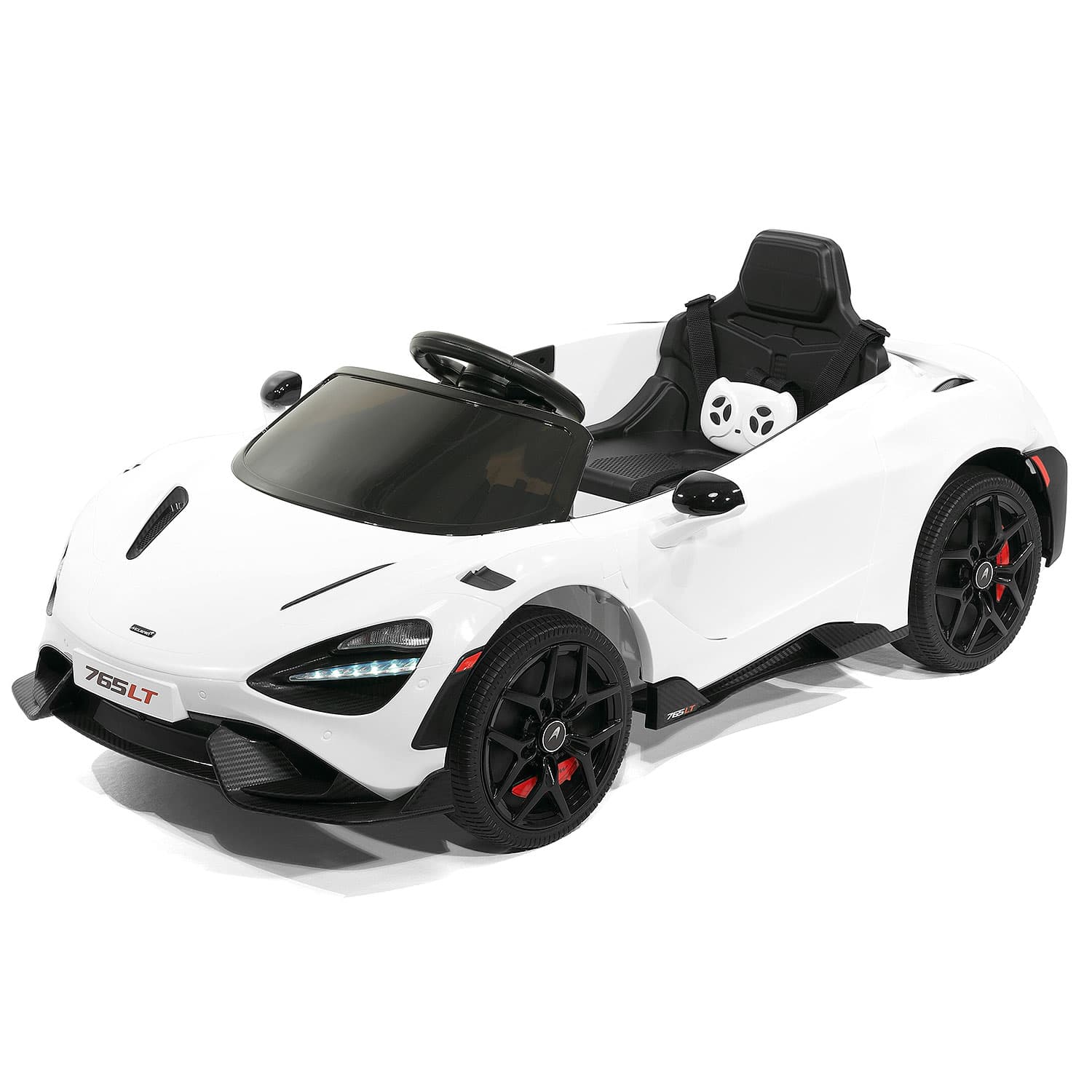 McLaren 765LT 12V Kids Ride-On Car with R/C Parental Remote | White - The Little Big Store